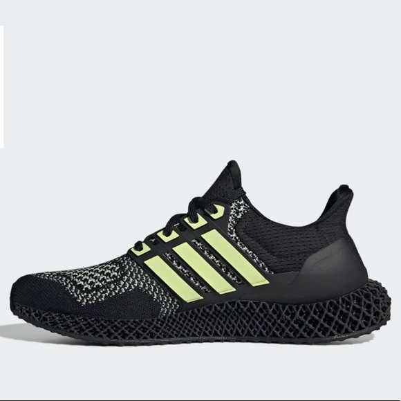 adidas Ultra 4D Black Almost Lime - Picture 5 of 10